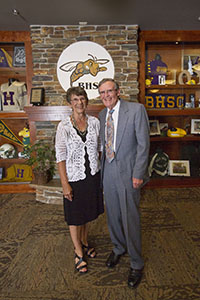 Picture of Ed and Mary Furois in the Joy Center at BHSU