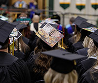 BHSU graduates at commencement