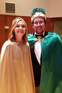 Swarm king and queen, Ben Finch and Kaitlyn Kumpf
