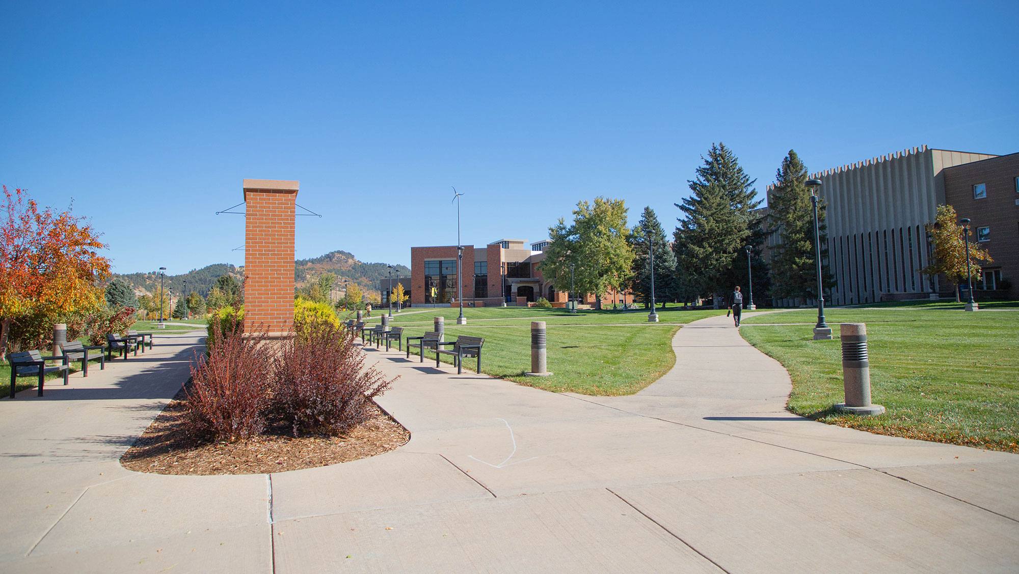 Image of BHSU Campus in the fall