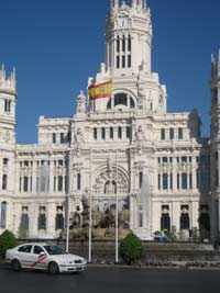 Cybele Palace in Madrid, Spain. 