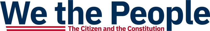 We The People logo with words "The Citizen and the Constitution" underneath.
