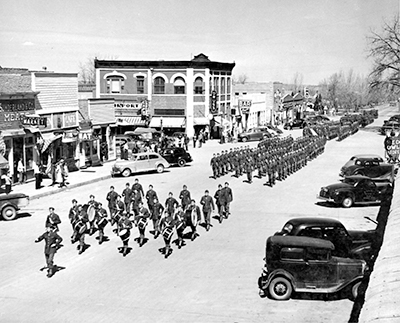 93rd marching through Spearfish.