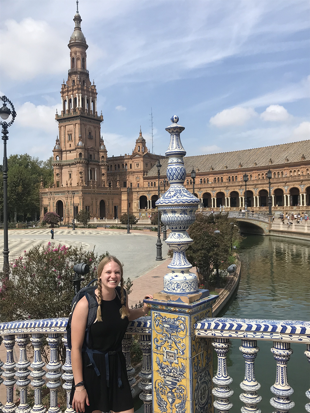 Lexie Quail poses for a photo in Spain.