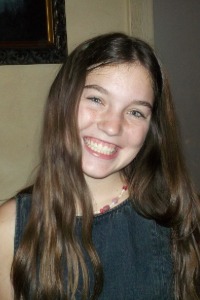 Graduate Anna Mueller smiels for the camera